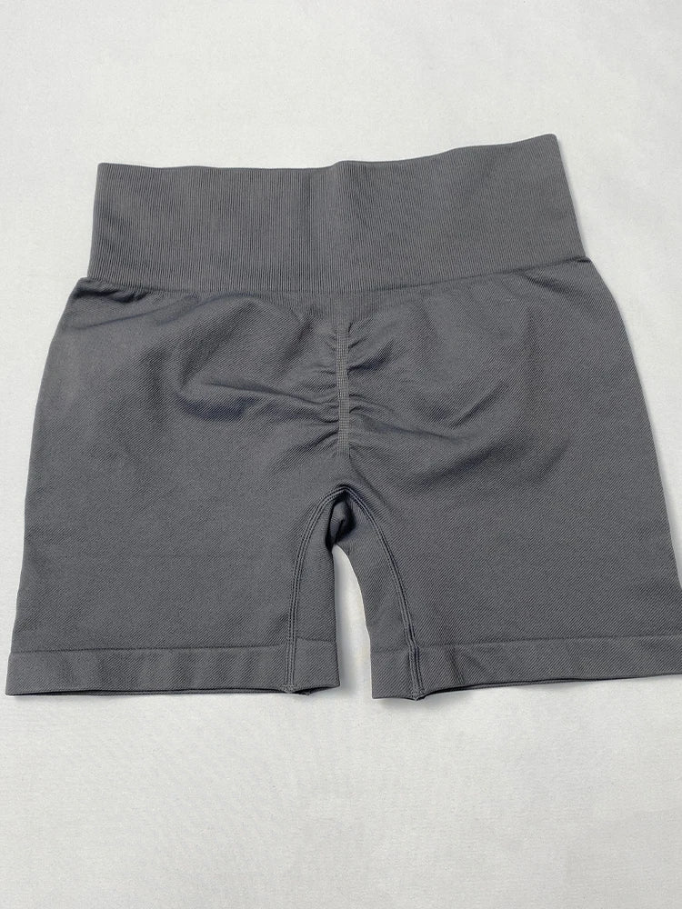 Women's Yoga Shorts High Waisted Fitness Pants Peach Hip Seamless Hip Lifting Ladies Sports Shorts