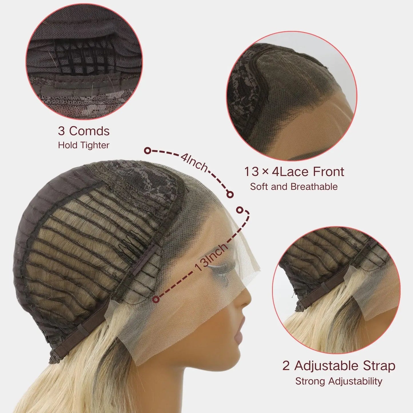 The Blonde Highlight Ombre Lace Front Wig