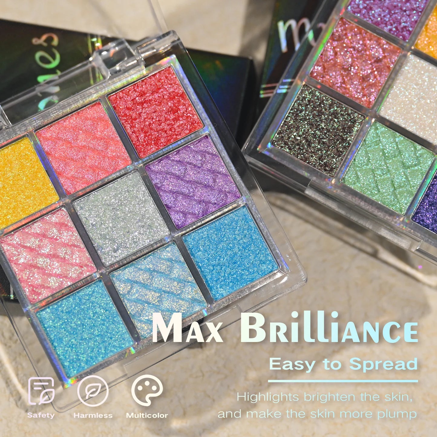 The 9-Color Multichrome Eyeshadow Palette