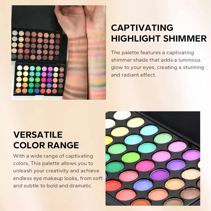 The 40-Color Glitter Eyeshadow Palette