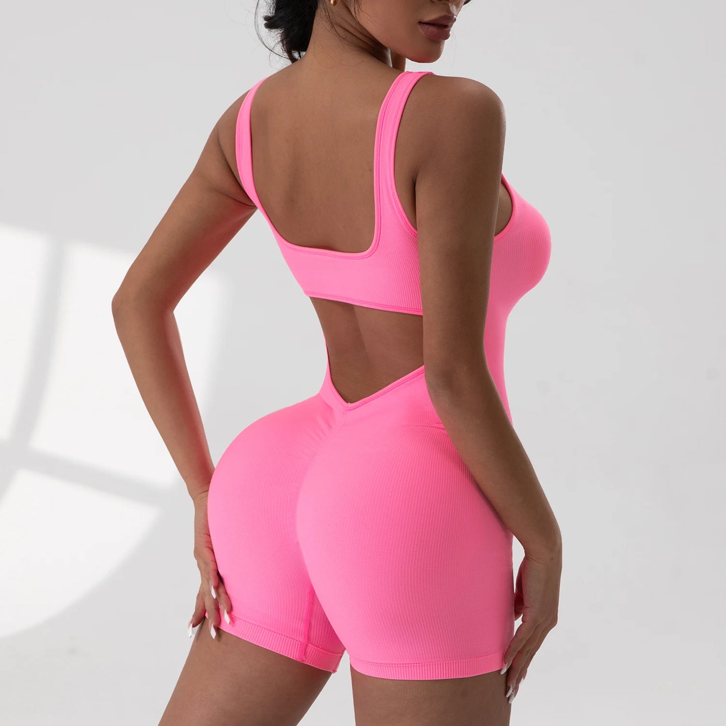 The V-Waist Exposed Yoga Jumpsuit