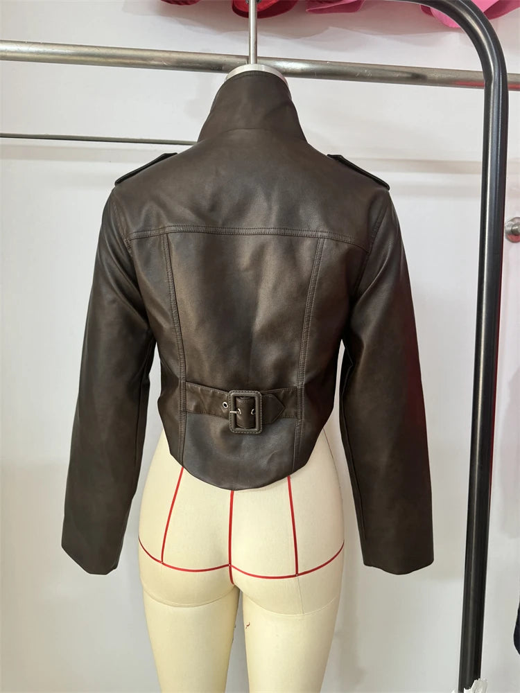 The Balloon Sleeve Biker Jacket
