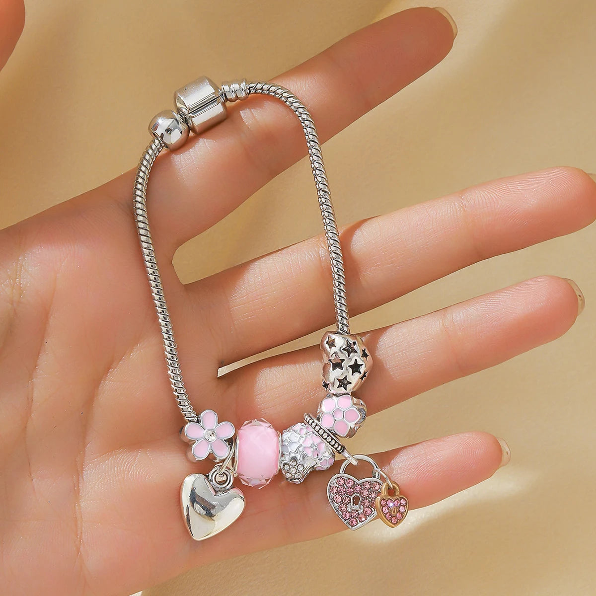 The Beaded Charm Bracelet