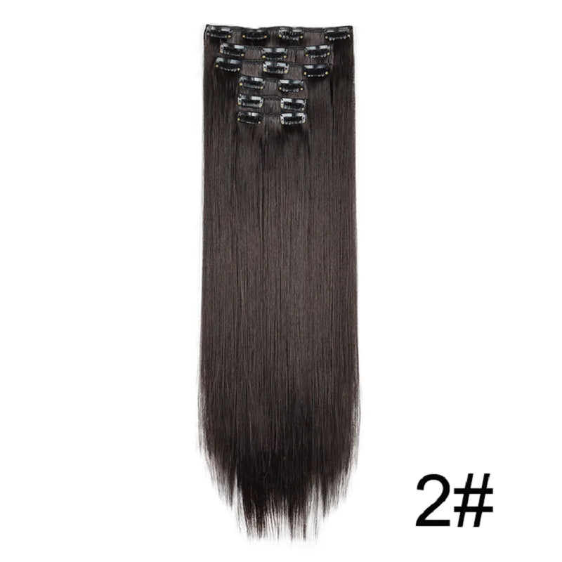 The 24-Inch 16-Clip Straight Hair Extensions