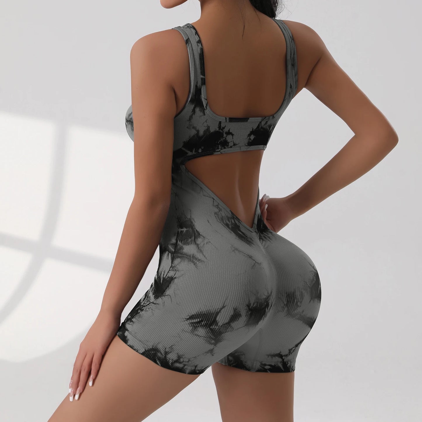 The V-Waist Exposed Yoga Jumpsuit