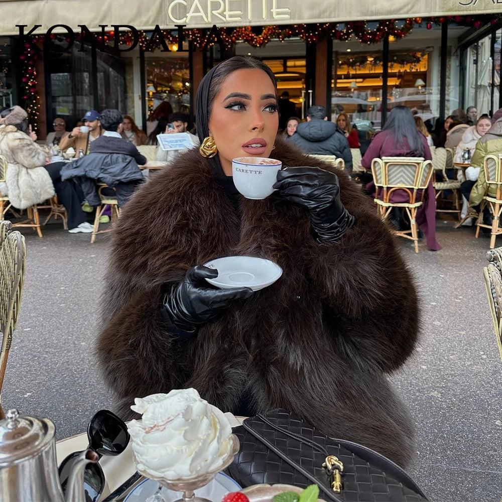 The Oversized Faux Fur Coat