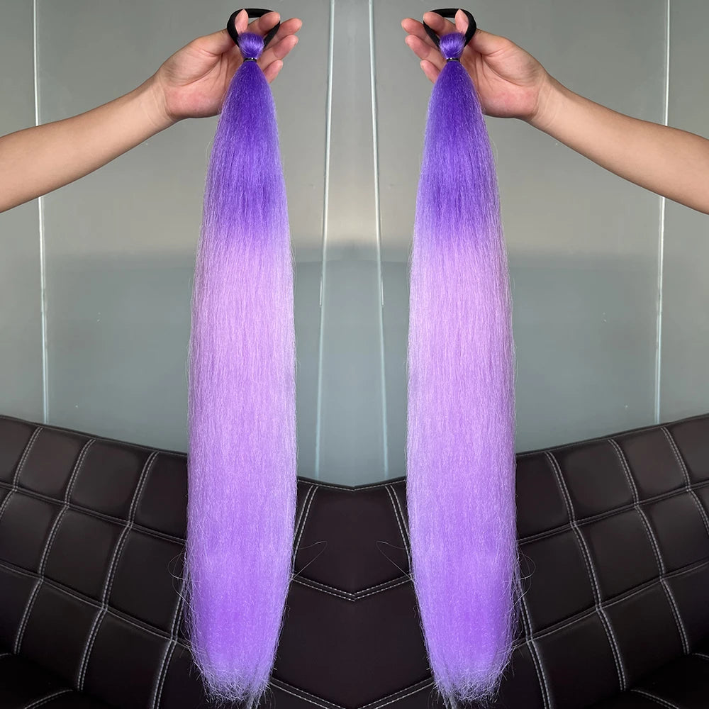 The 2-Pack Colorful Braiding Ponytail Set