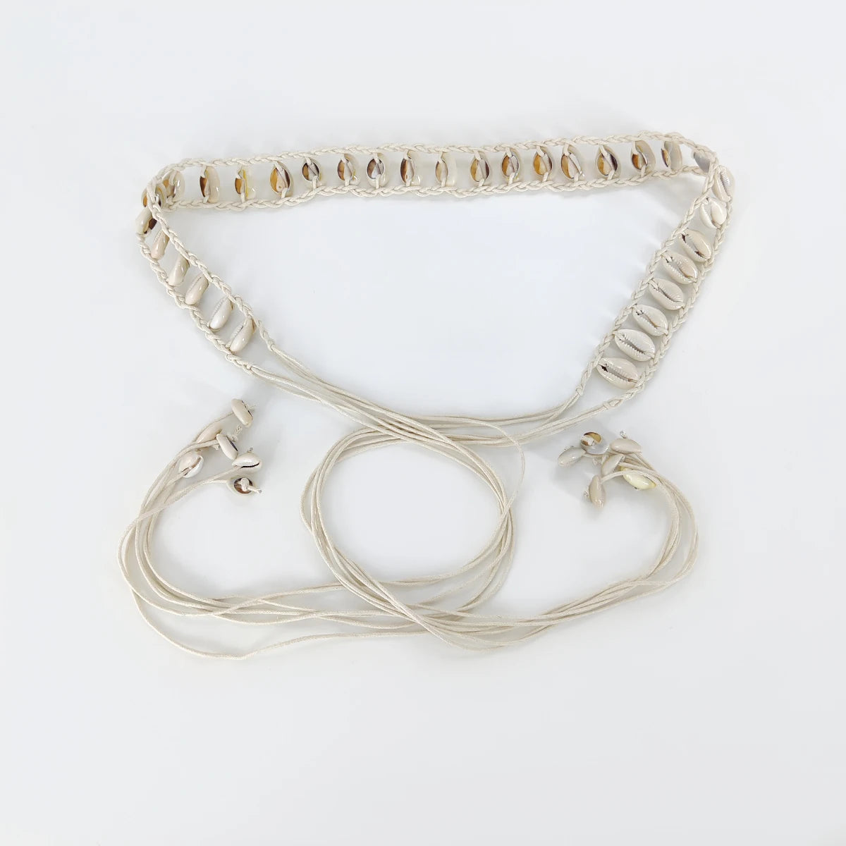 The Boho Shell Bead Belt