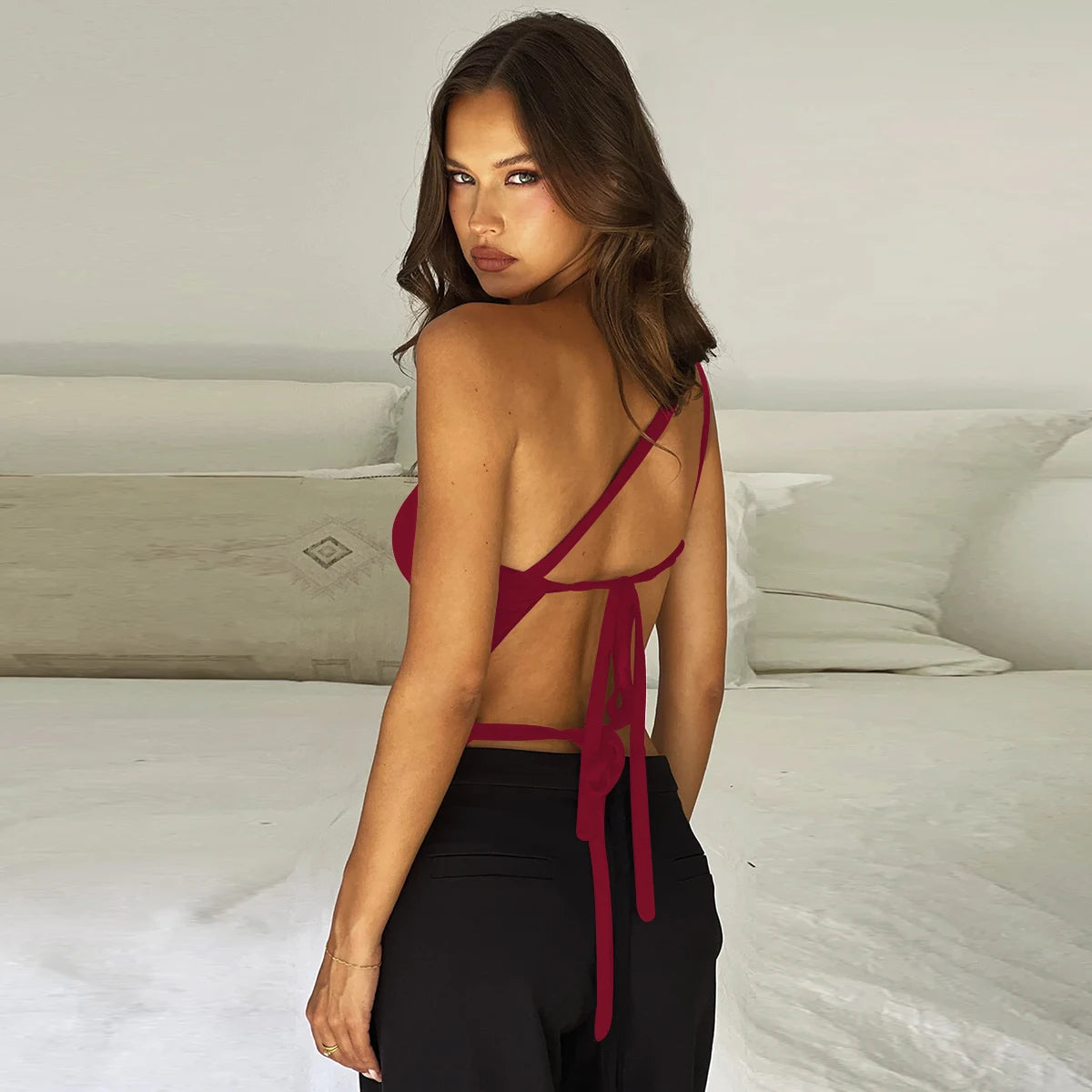The Asymmetric Backless Top