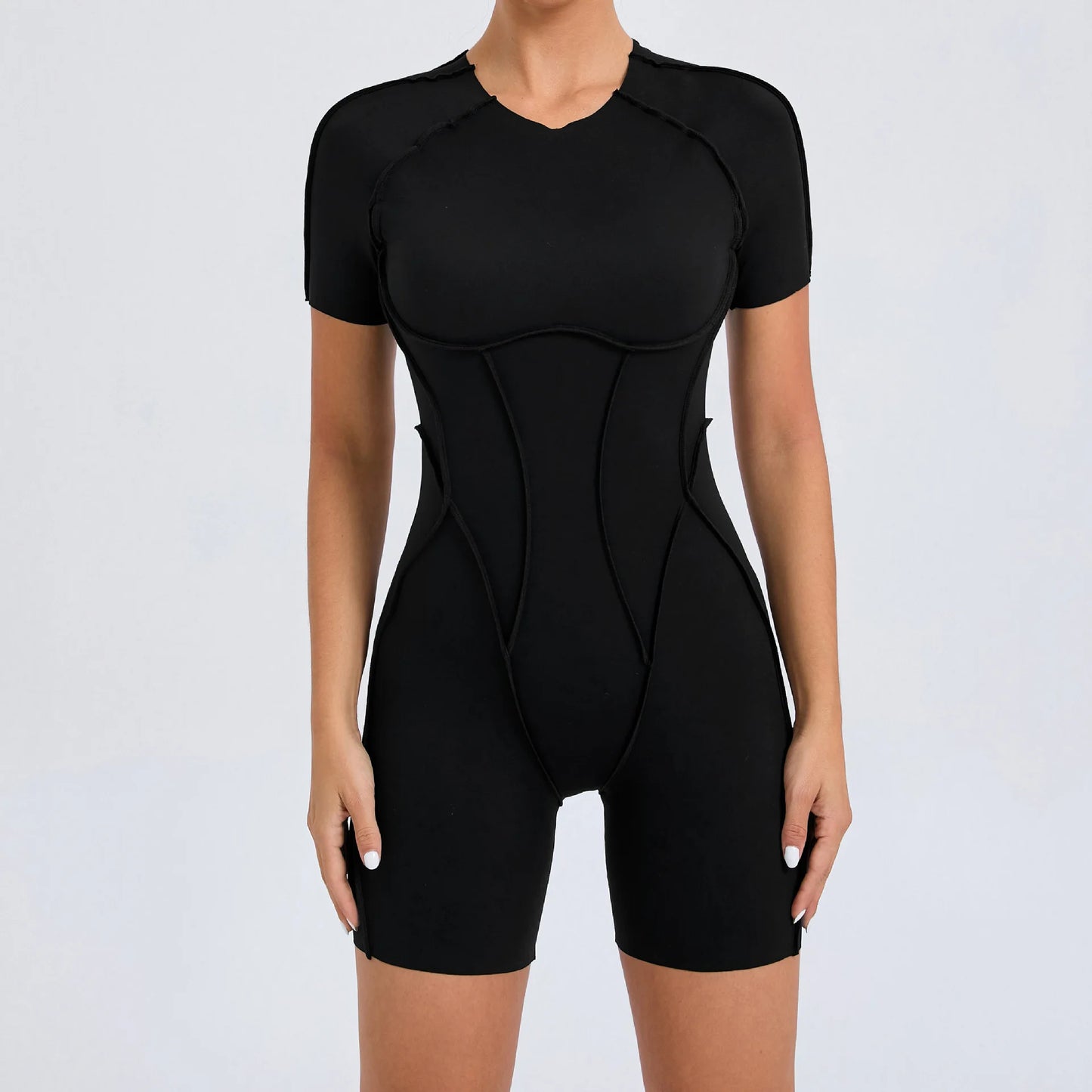 The V-Butt Push-Up Cycling Jumpsuit