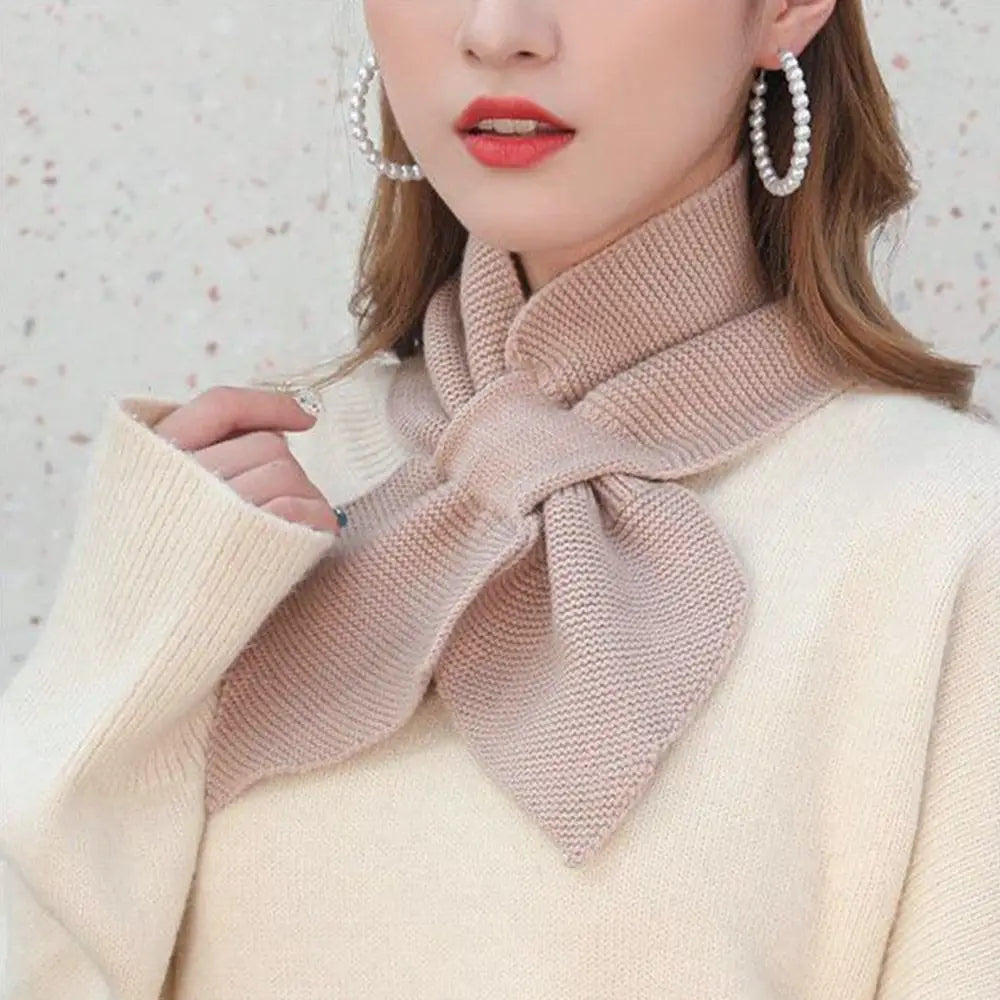 The Bowtie Knit Neck Warmer