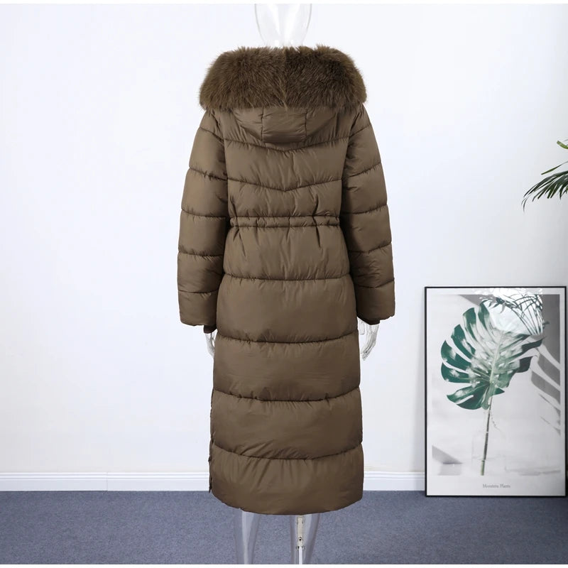 The Belted Fur Hood Parka