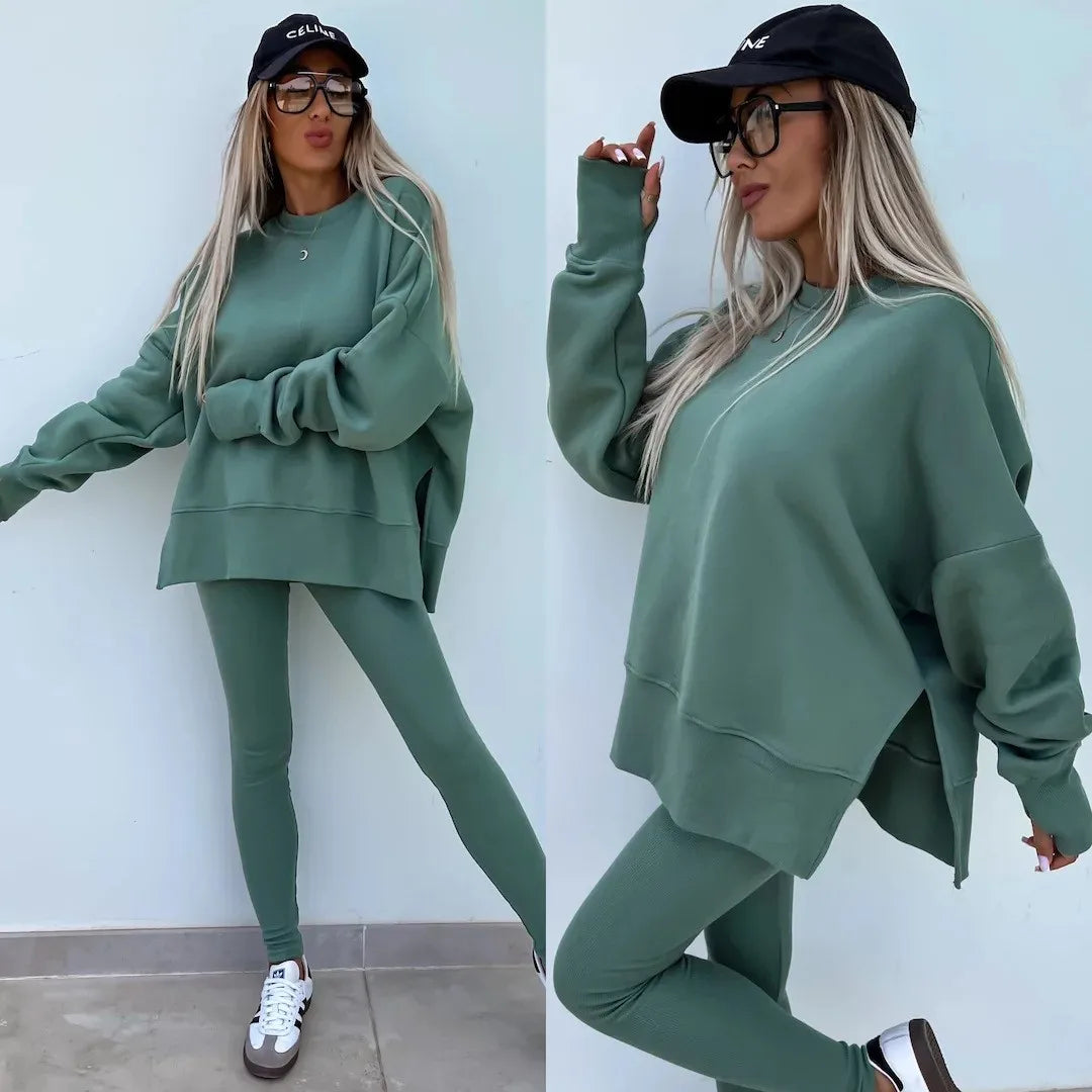The Oversized Knit Trouser Set