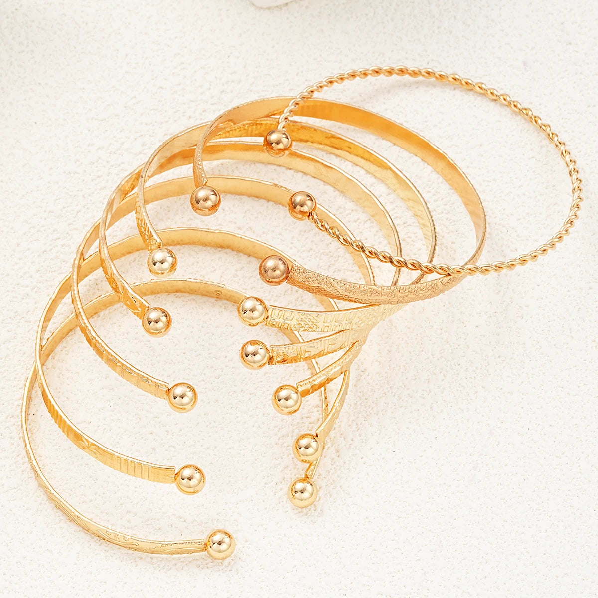 The 7-Piece Goth Bangle Set