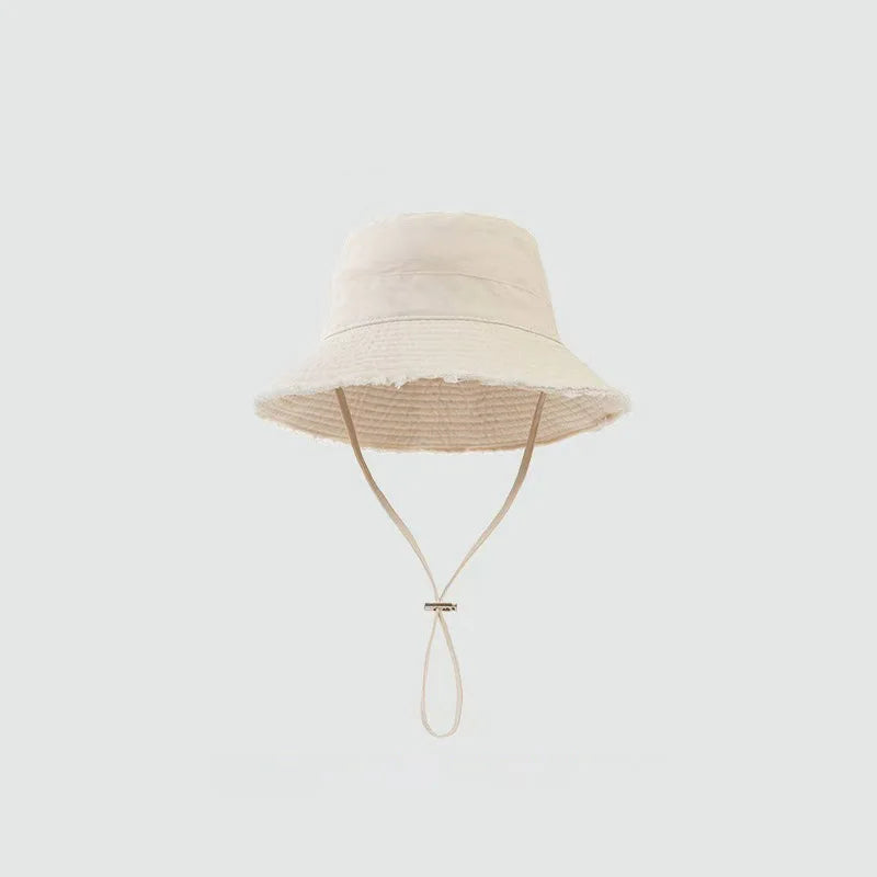 The Tassel Brim Foldable Bucket Hat