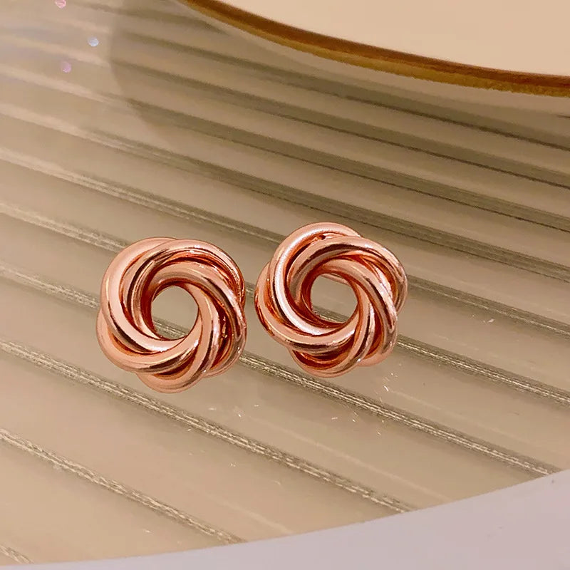 The Twisted Hoop Earrings