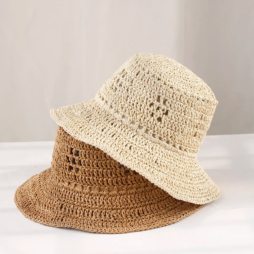 The Y2K Korean Handwoven Panama Hat
