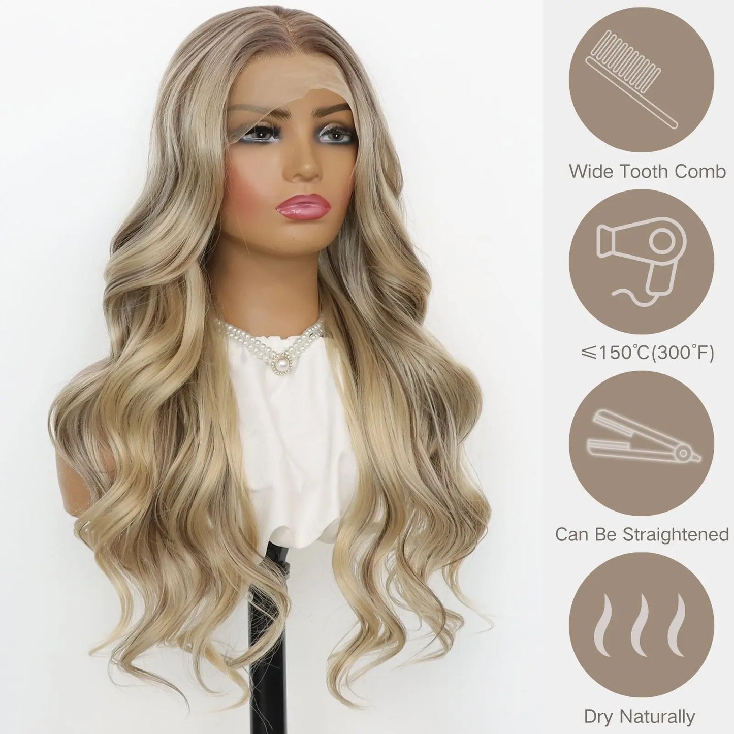 The Blonde Highlight Ombre Lace Front Wig