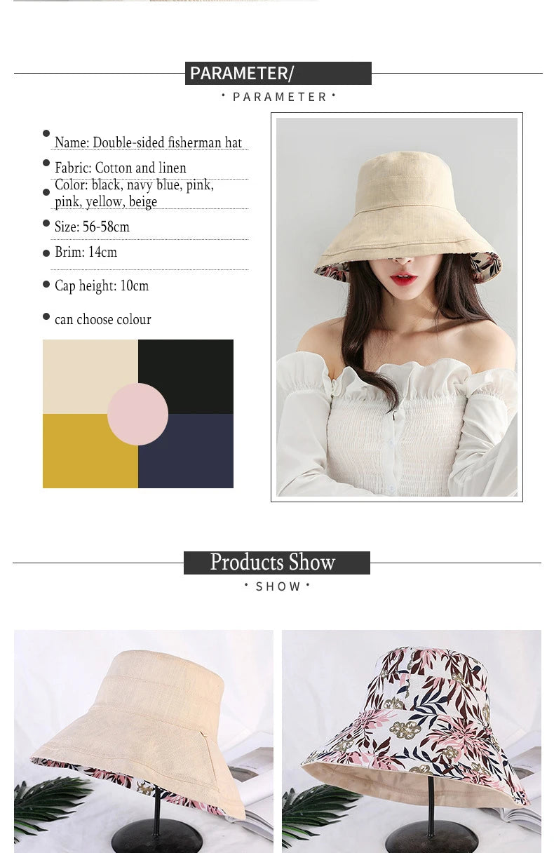 The Wide Brim Travel Bucket Hat