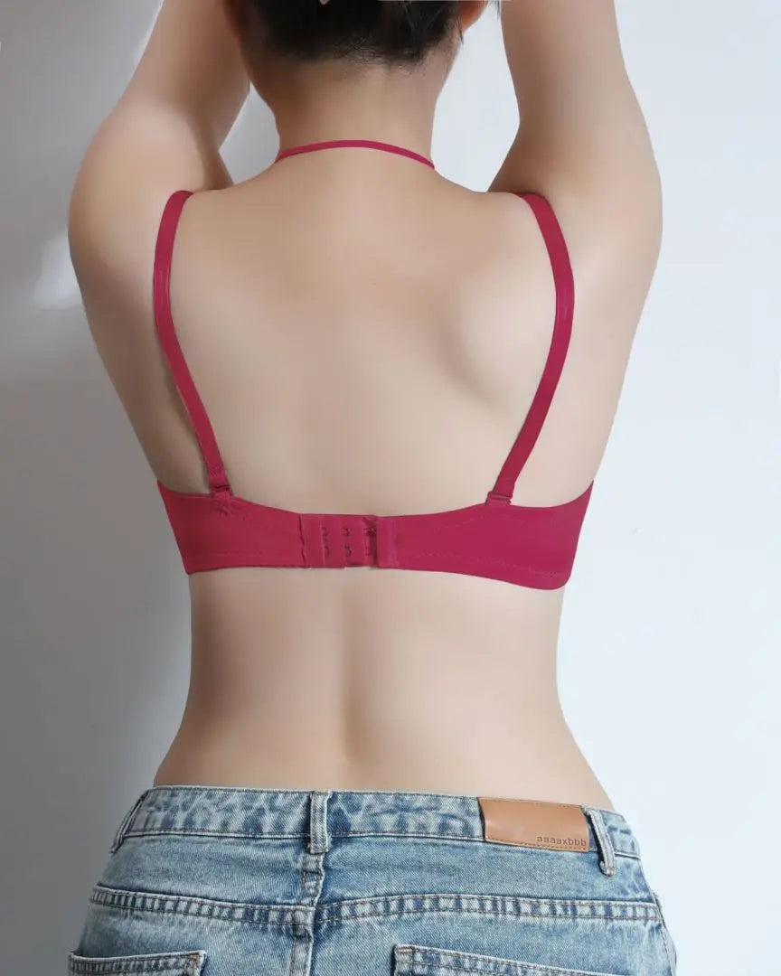 Gratitude More Than Ten Years Of Companionship Buy 3 Bras Get 1 Jewelry Free Neck-Hanging Bra With Two Wearing Gather Sexy Back