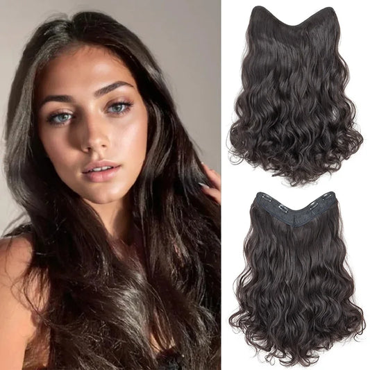 The 20-Inch V-Shape Wavy Clip-In Extension