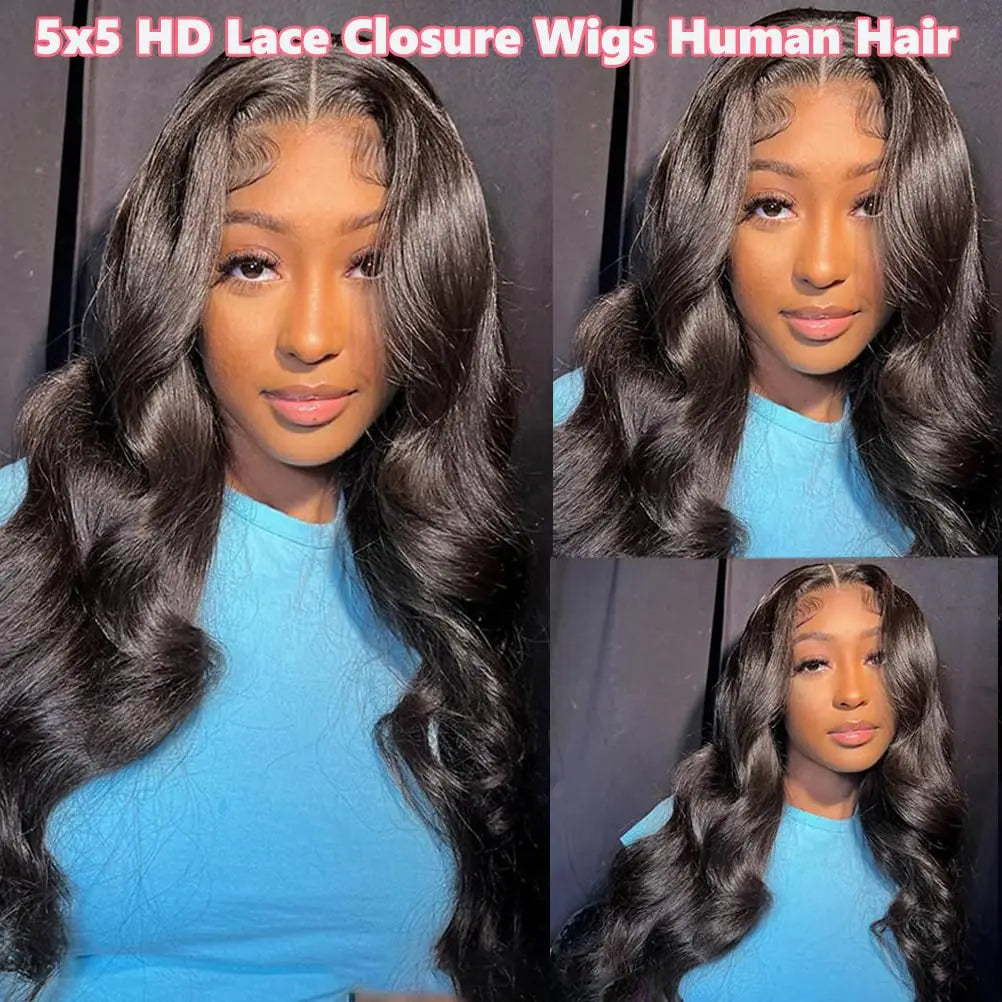 The Body Wave Transparent Lace Front Wig