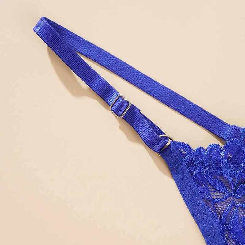 The Adjustable Hollow-Out Lace Thong