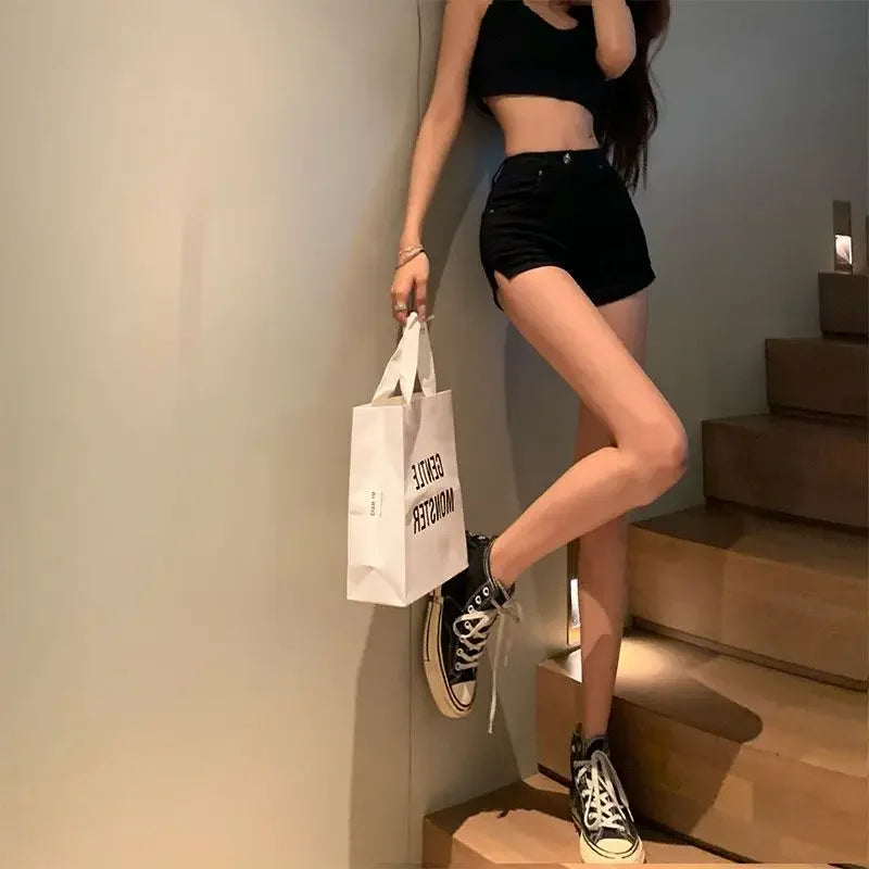 Denim Shorts for Women Booty Skinny Tight Short Jean Pants Woman Summer Micro Mini Wholesale Elasticty Korean Style To Wear Hot