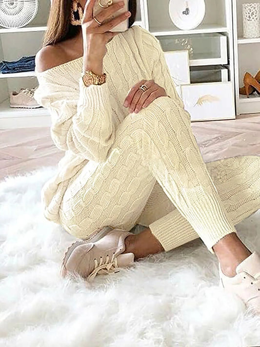 The Cable Knit Lounge Set