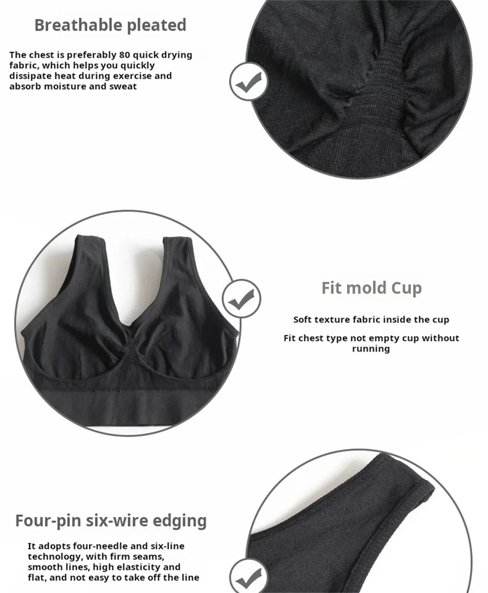 The Striped Seamless Sports Crop Bra