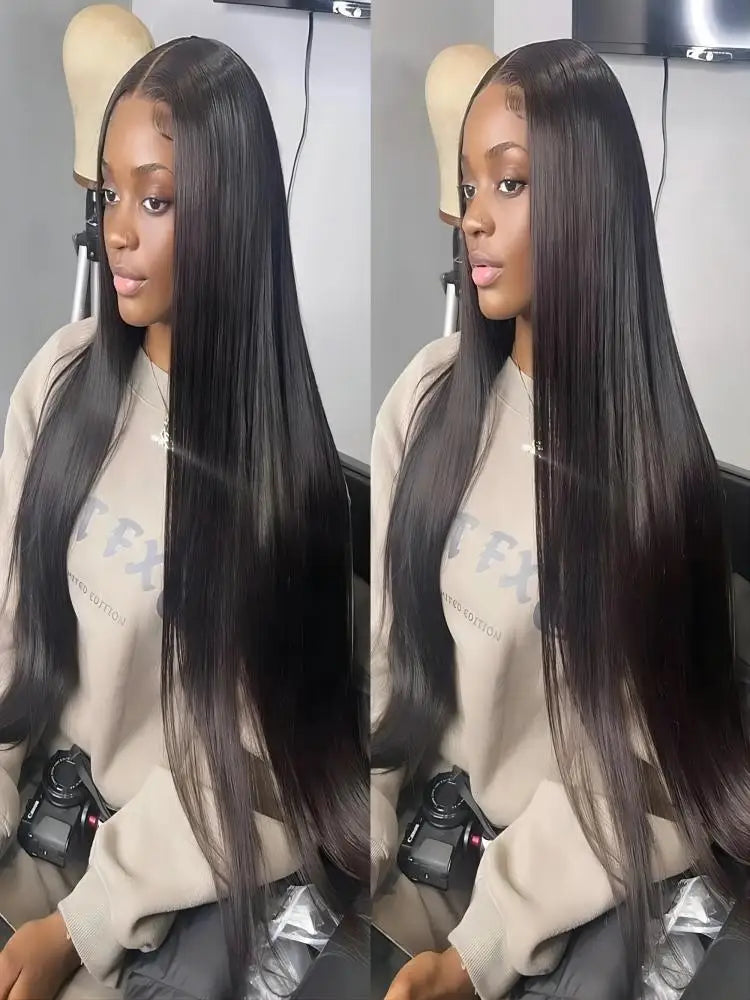 The 200 Density Brazilian Bone Straight Wig