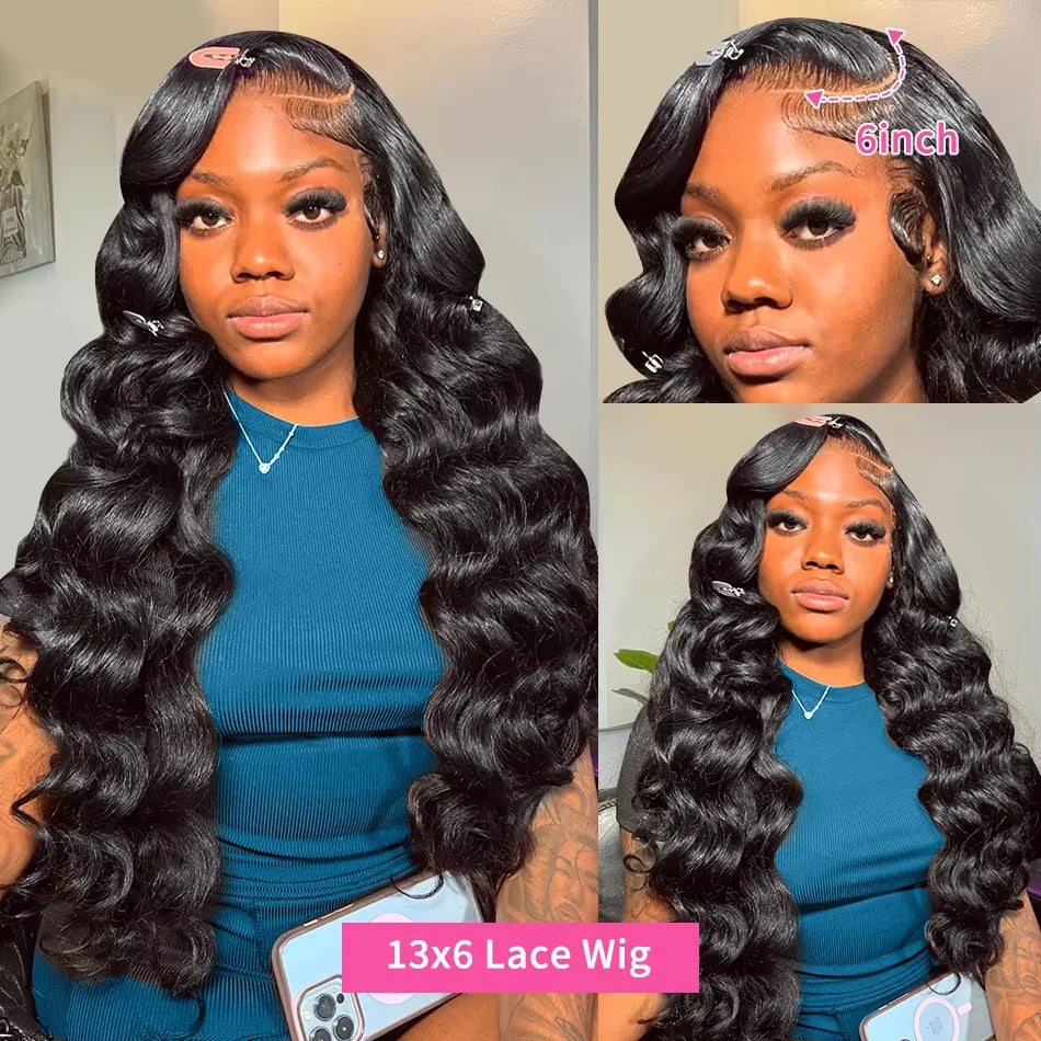 The 250 Density Deep Wave HD Lace Wig