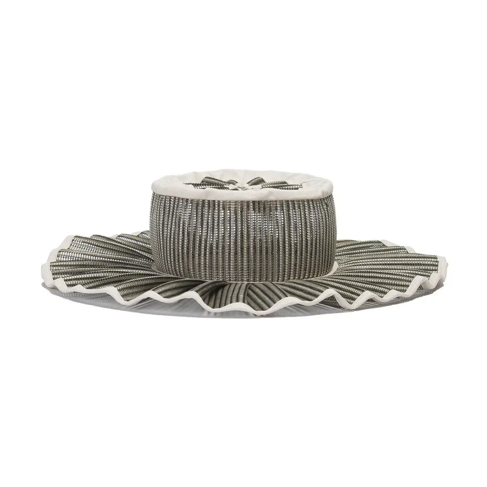 The Y2K Reversible Pleated Straw Hat