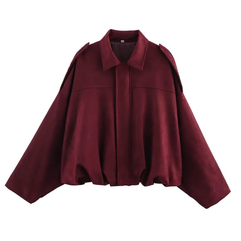 The Suede Lapel Bomber