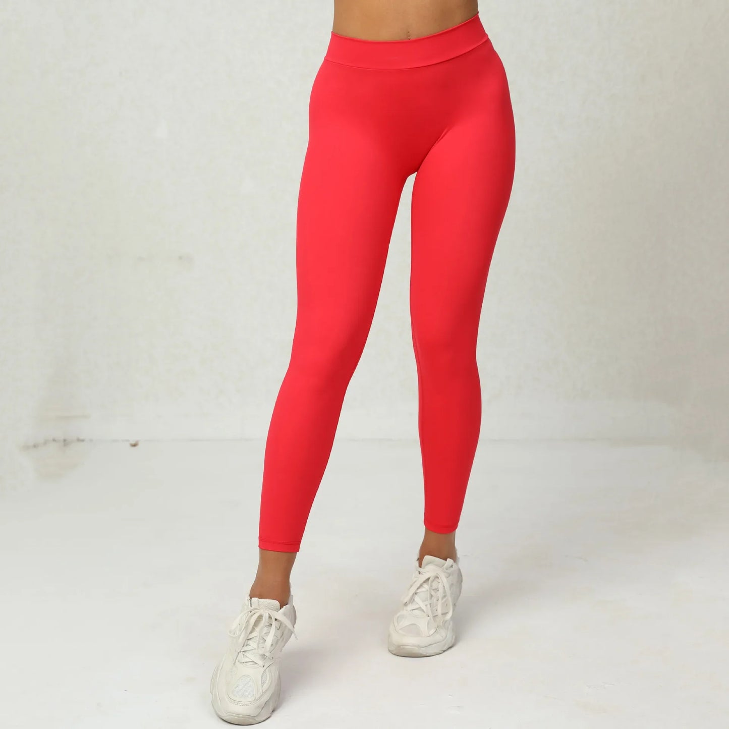 Women Pants High Waist Sexy Sporty Leggings for Fitness Push Up New in Pants Gym Tights Yoga Woman Clothing Brown Red Pink