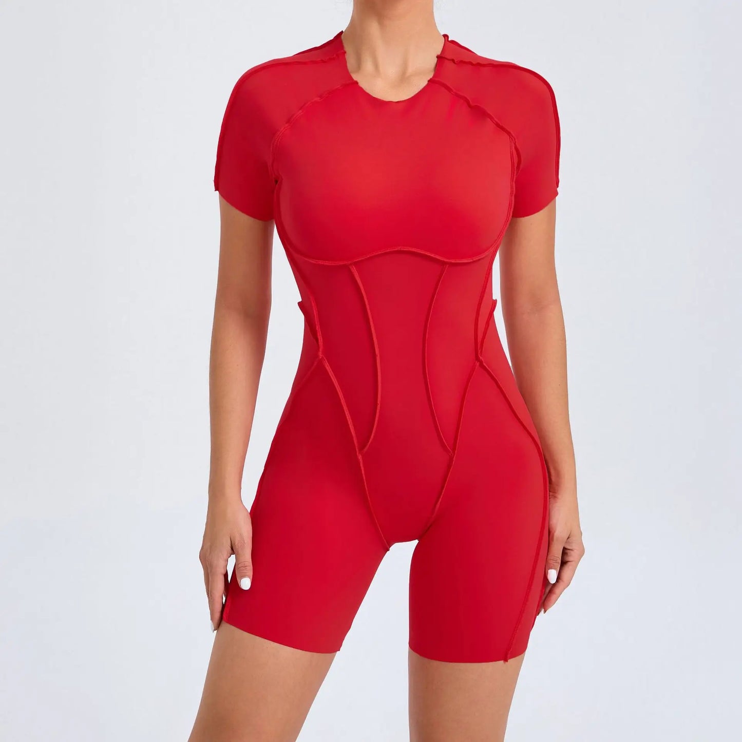The V-Butt Push-Up Cycling Jumpsuit