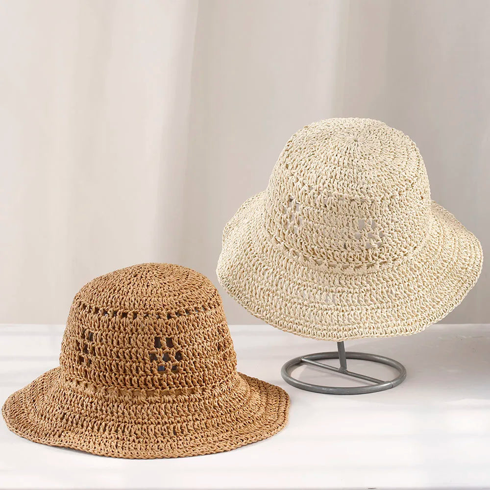 The Y2K Korean Handwoven Panama Hat