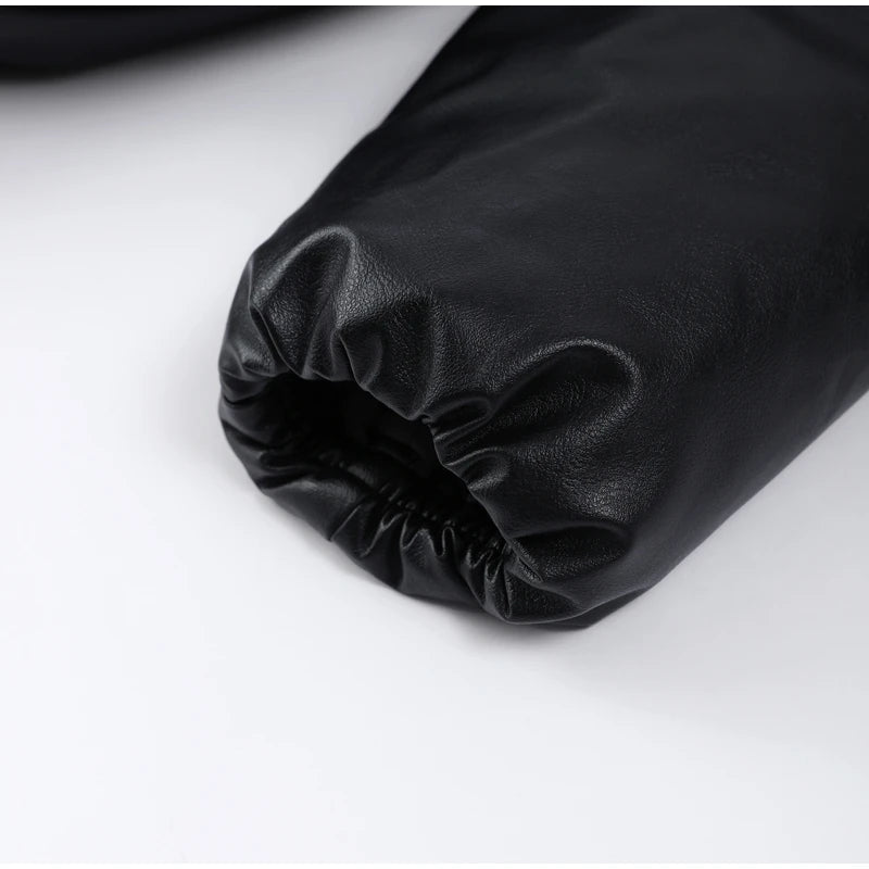 Solid Thicken Short Woman Coats Turn-down Collar Long Sleeve Covered Button Warm Outerwear 2025 Autumn Winter New Lady Jackets