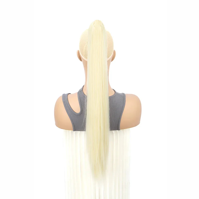 The 24-Inch Claw Clip Straight Ponytail Extension