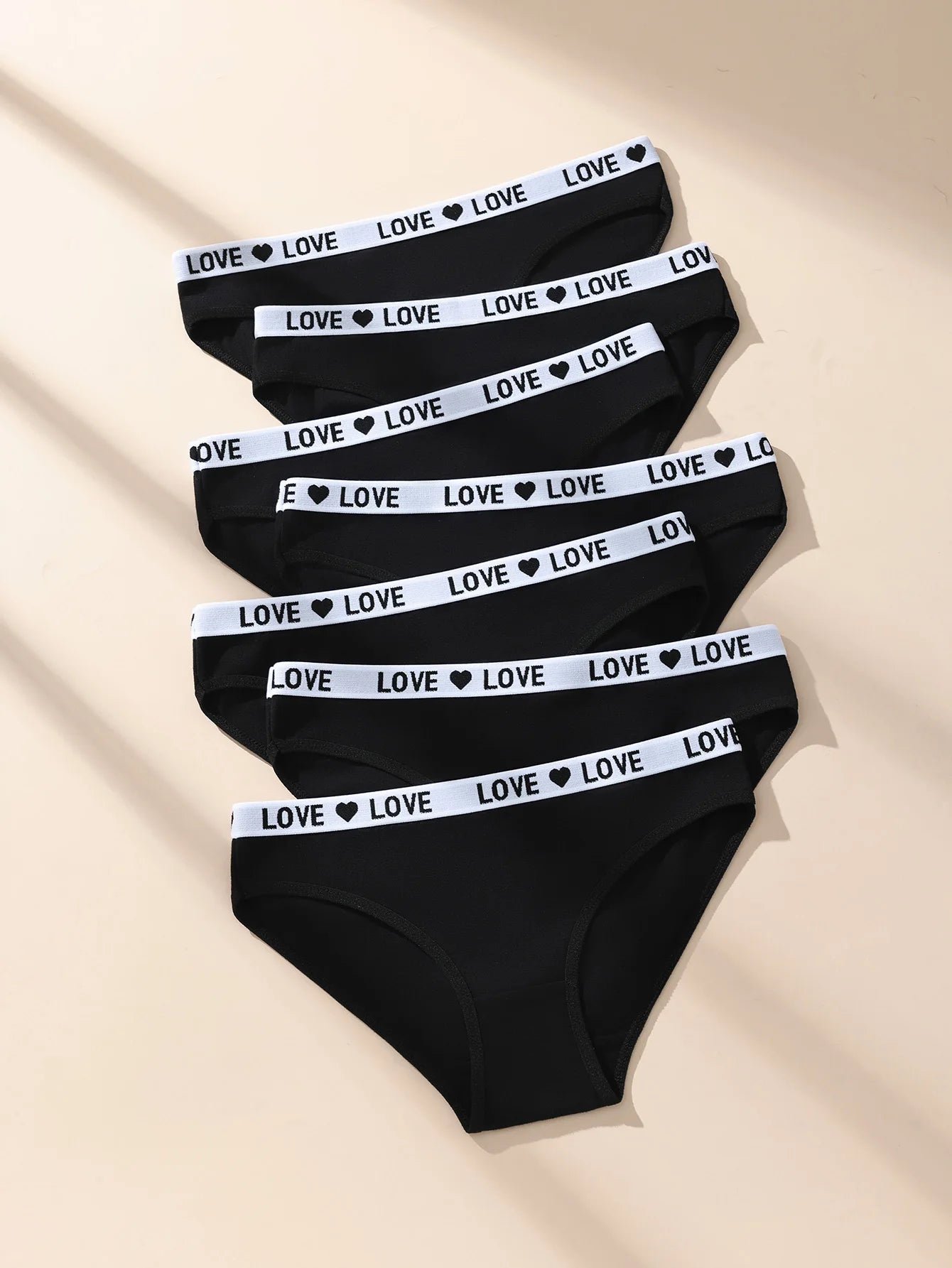 The 7-Pack Striped Cotton Panty Set
