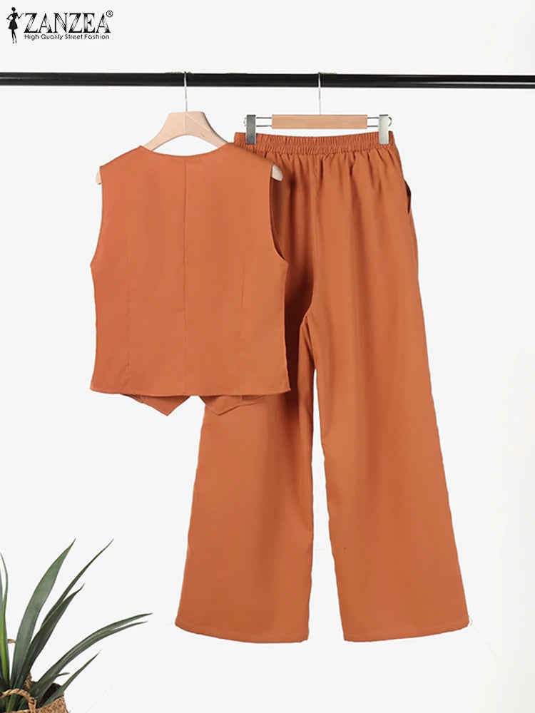 The Wide Leg Vest Co-Ord