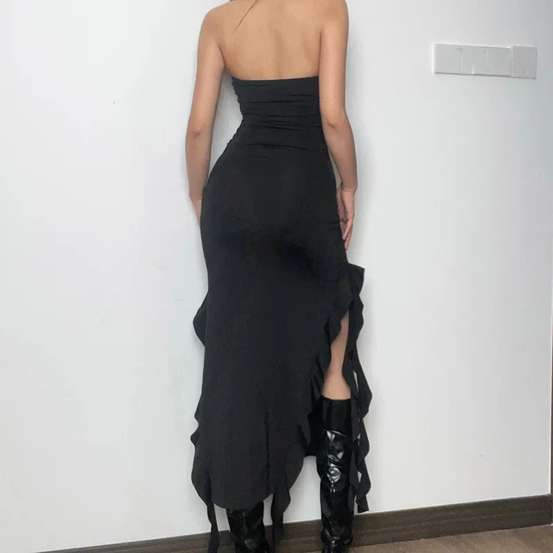 The Y2K One-Shoulder Ruffle