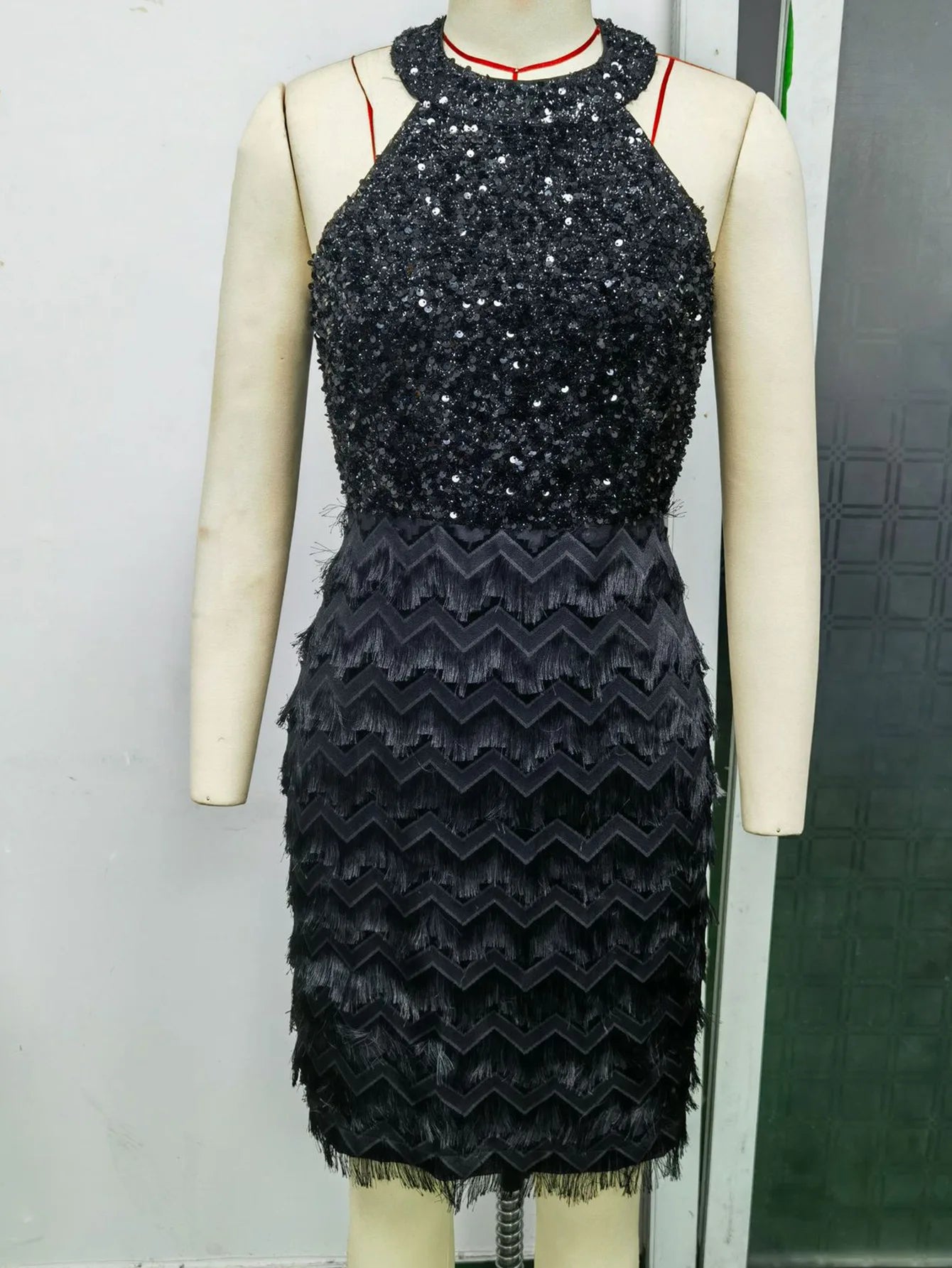 The Tassel Sequin Mini
