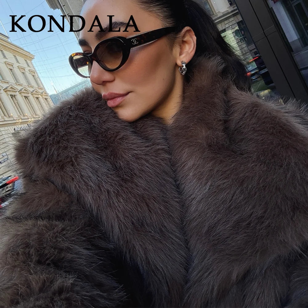 The Oversized Faux Fur Coat