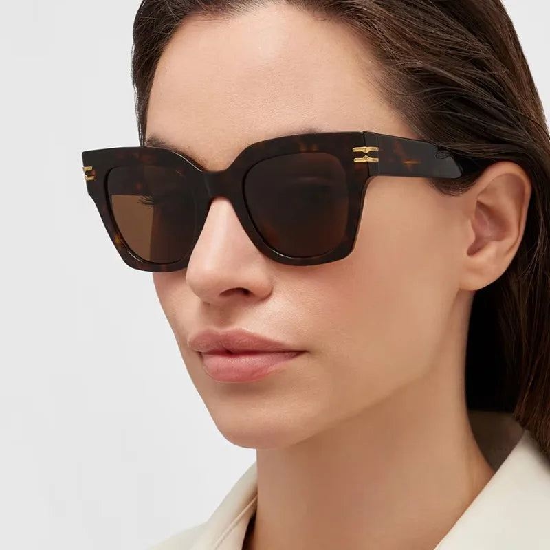 The Oversized UV Blocking Square Sunglasses