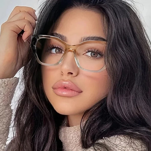 The Contrast Color Cat Eye Blue Light Glasses