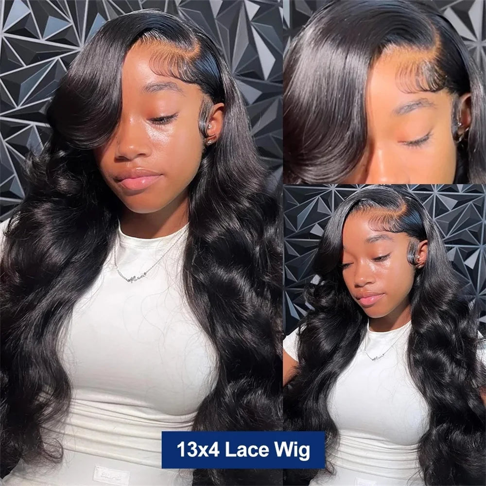 The Body Wave Transparent Lace Front Wig