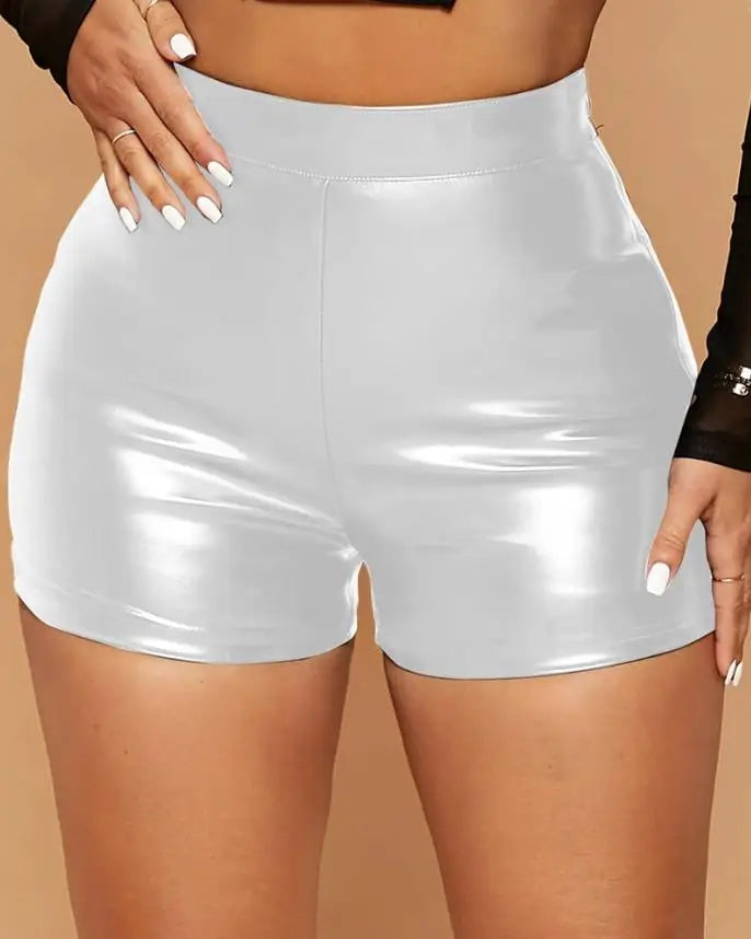 The Buckled PU Leather Short