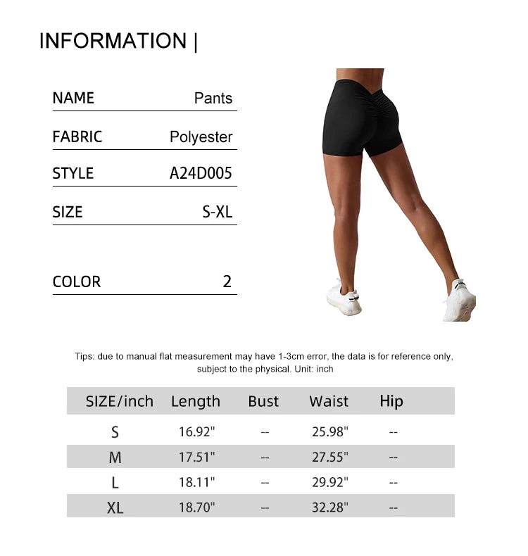 Women's Tummy Control Ruched Booty Shorts, High Rise Non-Slip Biker Shorts for Running Fitness