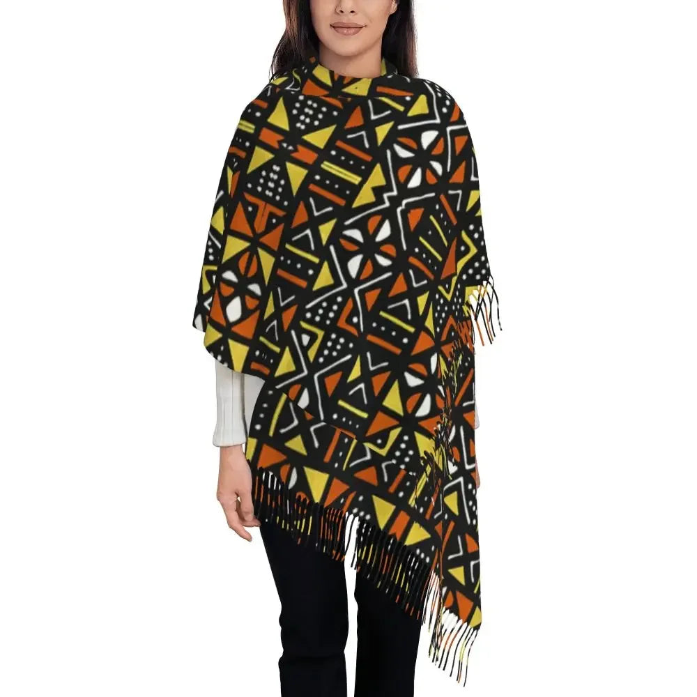 The Tribal Print Wrap Scarf